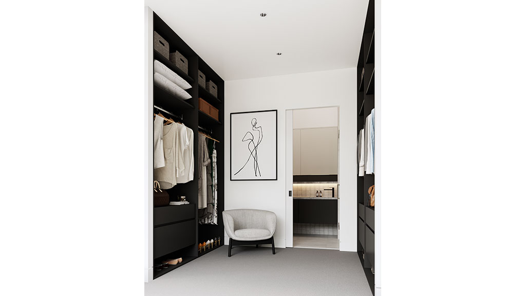 Walk-in-Wardrobe - North Melbourne Residential Property